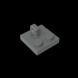 GDS-825 - Hinge Plate 2 x 2 Locking with 1 Finger on Top