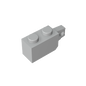 GDS-826 - Hinge Brick 1 x 2 Locking with 1 Finger Vertical End