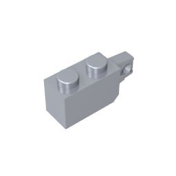 GDS-826 - Hinge Brick 1 x 2 Locking with 1 Finger Vertical End