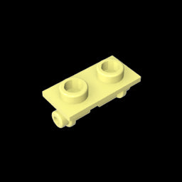 GDS-828 - Hinge Brick 1 x 2 Top Plate Thin