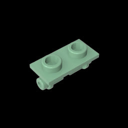 GDS-828 - Hinge Brick 1 x 2 Top Plate Thin