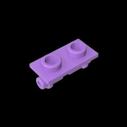 GDS-828 - Hinge Brick 1 x 2 Top Plate Thin