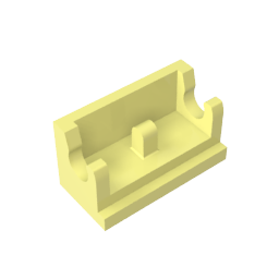 GDS-829 - Hinge Brick 1 x 2 Base