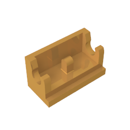 GDS-829 - Hinge Brick 1 x 2 Base