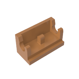 GDS-829 - Hinge Brick 1 x 2 Base
