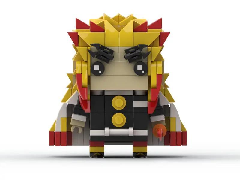 MOC-82983 Rengoku Kyojiro Brickheadz– MOC Brick Store