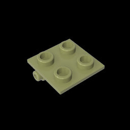GDS-830 - Hinge Brick 2 x 2 Top Plate Thin