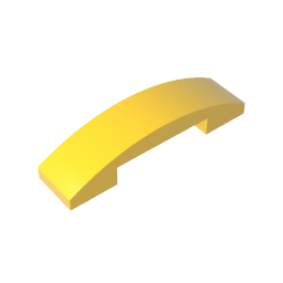 GDS-831 - Slope Curved 4 x 1 Double with No Studs