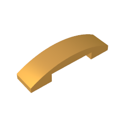GDS-831 - Slope Curved 4 x 1 Double with No Studs