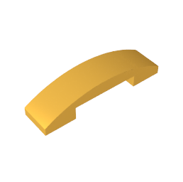 GDS-831 - Slope Curved 4 x 1 Double with No Studs