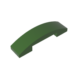 GDS-831 - Slope Curved 4 x 1 Double with No Studs