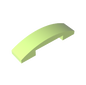 GDS-831 - Slope Curved 4 x 1 Double with No Studs