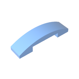 GDS-831 - Slope Curved 4 x 1 Double with No Studs