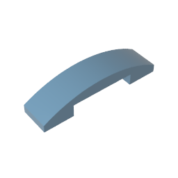 GDS-831 - Slope Curved 4 x 1 Double with No Studs