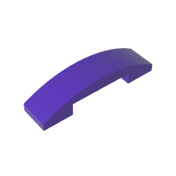 GDS-831 - Slope Curved 4 x 1 Double with No Studs