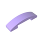 GDS-831 - Slope Curved 4 x 1 Double with No Studs