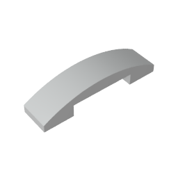 GDS-831 - Slope Curved 4 x 1 Double with No Studs