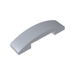 GDS-831 - Slope Curved 4 x 1 Double with No Studs