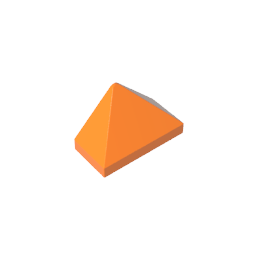 GDS-834 - Slope 45 Degrees 2 x 1 Triple with Inside Stud Holder