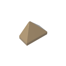 GDS-834 - Slope 45 Degrees 2 x 1 Triple with Inside Stud Holder