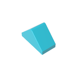GDS-835 - Slope 45 Degrees 2 x 1 Double with Ovoid Bottom Pin