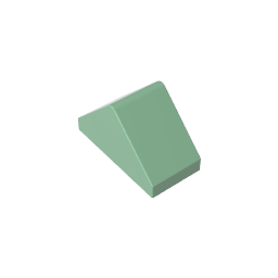 GDS-835 - Slope 45 Degrees 2 x 1 Double with Ovoid Bottom Pin