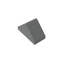 GDS-835 - Slope 45 Degrees 2 x 1 Double with Ovoid Bottom Pin