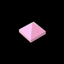 GDS-837 - Slope 45 Degrees 1 x 1 x 2/3 Quadruple Convex