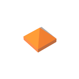 GDS-837 - Slope 45 Degrees 1 x 1 x 2/3 Quadruple Convex