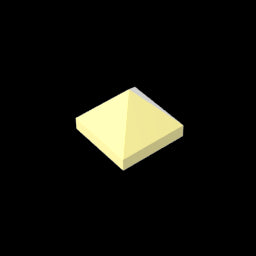GDS-837 - Slope 45 Degrees 1 x 1 x 2/3 Quadruple Convex