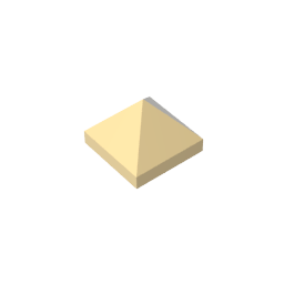 GDS-837 - Slope 45 Degrees 1 x 1 x 2/3 Quadruple Convex
