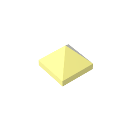 GDS-837 - Slope 45 Degrees 1 x 1 x 2/3 Quadruple Convex