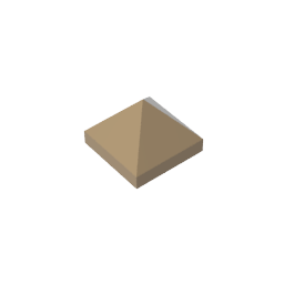 GDS-837 - Slope 45 Degrees 1 x 1 x 2/3 Quadruple Convex