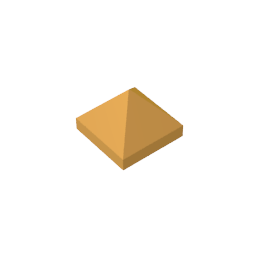 GDS-837 - Slope 45 Degrees 1 x 1 x 2/3 Quadruple Convex