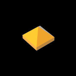 GDS-837 - Slope 45 Degrees 1 x 1 x 2/3 Quadruple Convex