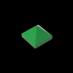 GDS-837 - Slope 45 Degrees 1 x 1 x 2/3 Quadruple Convex