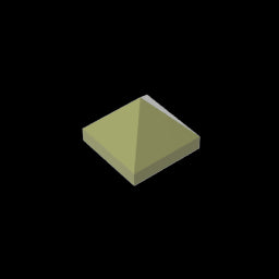 GDS-837 - Slope 45 Degrees 1 x 1 x 2/3 Quadruple Convex