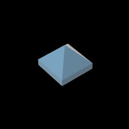GDS-837 - Slope 45 Degrees 1 x 1 x 2/3 Quadruple Convex