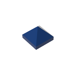 GDS-837 - Slope 45 Degrees 1 x 1 x 2/3 Quadruple Convex