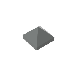GDS-837 - Slope 45 Degrees 1 x 1 x 2/3 Quadruple Convex