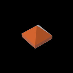 GDS-837 - Slope 45 Degrees 1 x 1 x 2/3 Quadruple Convex