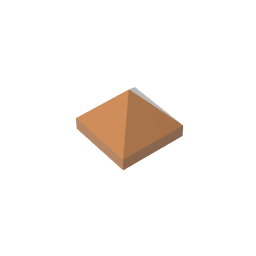 GDS-837 - Slope 45 Degrees 1 x 1 x 2/3 Quadruple Convex