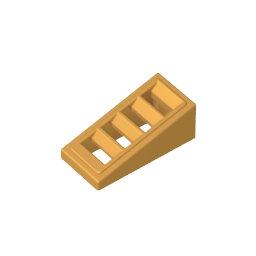 GDS-838 - Slope 18 Degrees 2 x 1 x 2/3 with 4 Slots