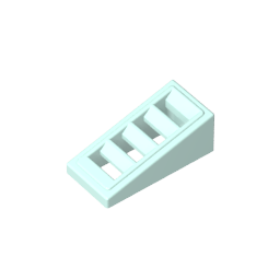 GDS-838 - Slope 18 Degrees 2 x 1 x 2/3 with 4 Slots