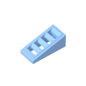 GDS-838 - Slope 18 Degrees 2 x 1 x 2/3 with 4 Slots
