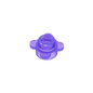 GDS-839 - Plant, Flower, Plate Round 1 x 1 with 4 Petals