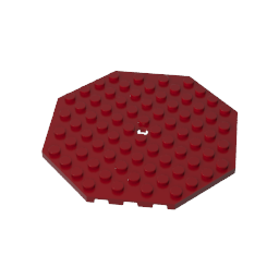 GDS-840 - Plate Special 10 x 10 Octagonal with Hole