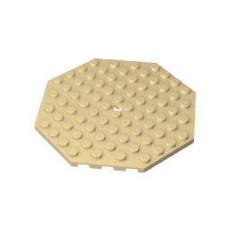 GDS-840 - Plate Special 10 x 10 Octagonal with Hole