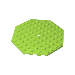 GDS-840 - Plate Special 10 x 10 Octagonal with Hole