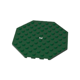 GDS-840 - Plate Special 10 x 10 Octagonal with Hole